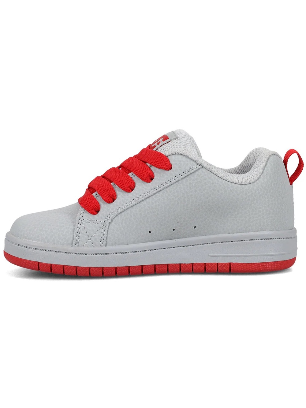 DC SHOE KIDS' COURT GRAFFIK SHOES GREY & RED SIZE 2 NEW - Picture 14 of 14
